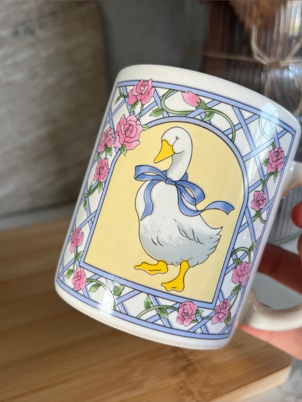 Treasure Craft “Ribbon Geese” mug - Picture 2 of 7